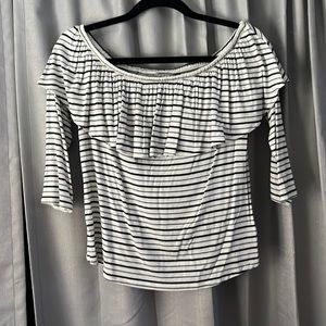 American eagle off the shoulder long sleeve